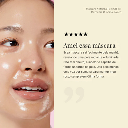 Mascarilla Nocturna Reparadora con Cúrcuma y Ácido Kójico