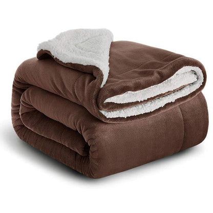 Coberdrom Casal Queen Sherpa Edredrom Pele de Carneiro 2,40m x 2,20m