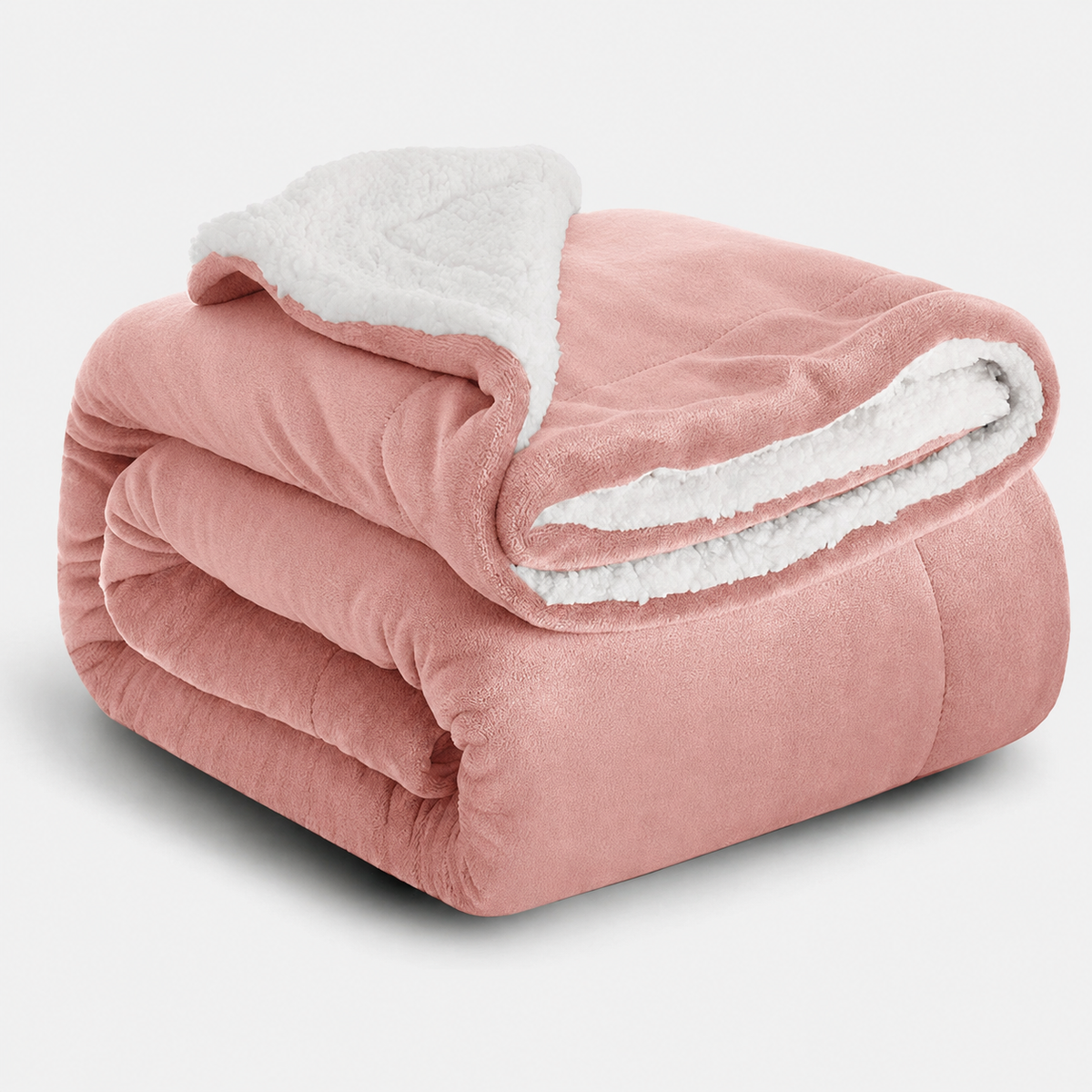 Coberdrom Casal Queen Sherpa Edredrom Pele de Carneiro 2,40m x 2,20m