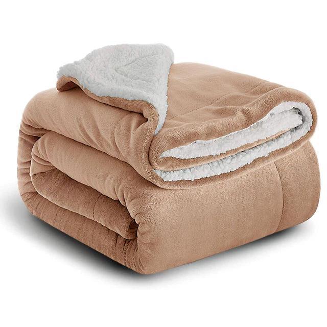 Coberdrom Casal Queen Sherpa Edredrom Pele de Carneiro 2,40m x 2,20m